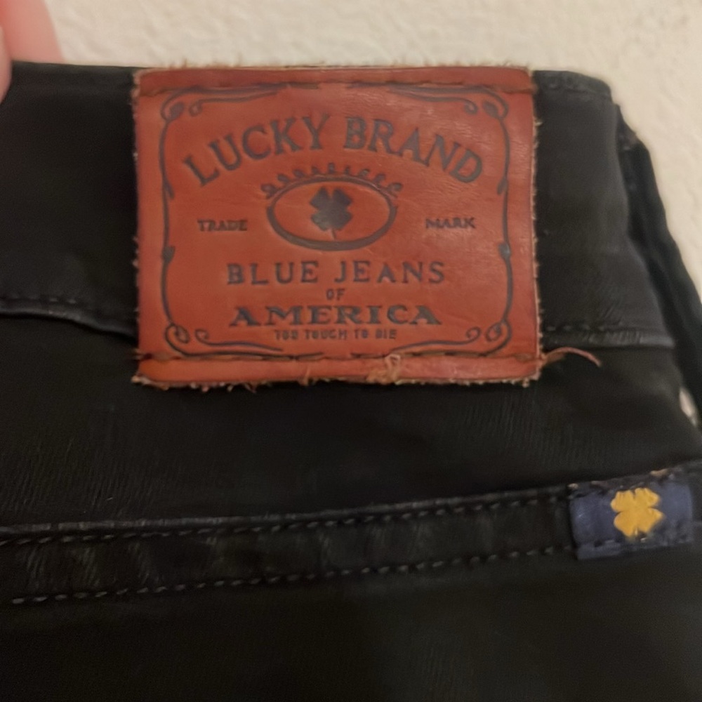 Lucky Brand Black Sofia Skinny Jeans Size 10/30 Regular EUC - Picture 7 of 7